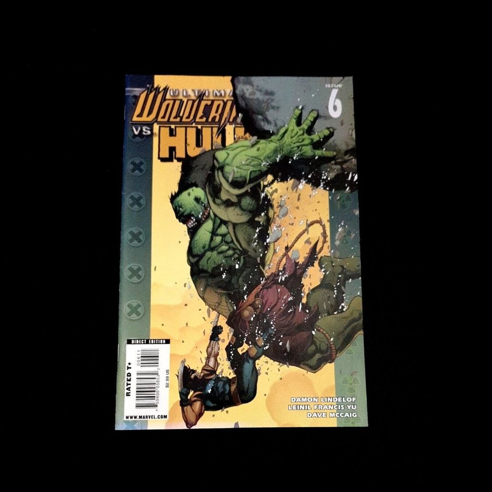 Marvel Comics Ultimate Wolverine vs Hulk #6 July 2009 Book Collection McCraig Yu